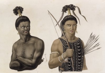 Nativos de la Isla de Ombai, de 
